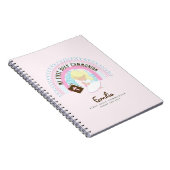 Personalized Girls Prayer Journal or Bible Study  ノートブック (右側)