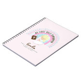 Personalized Girls Prayer Journal or Bible Study  ノートブック (左側)