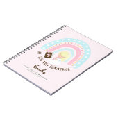 Personalized Girls Prayer Journal or Bible Study  ノートブック (左側)