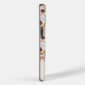 Personalized Girly Baseball Bow Pattern Phone Case Case-Mate iPhoneケース (裏面 / 右)