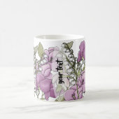 Personalized Gladiolus コーヒーマグカップ (中央)