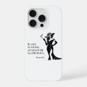 Personalized Glam Style Quote Design  iPhoneケース (裏面)