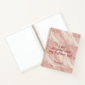 Personalized Glitter Positive Quotes Journal ノートブック (内部)