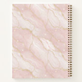 Personalized Glitter Positive Quotes Journal ノートブック (裏面)