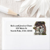 Personalized Gnome Return Address Labels ラベル (インサイチュ)