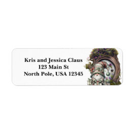 Personalized Gnome Return Address Labels ラベル