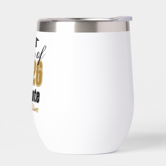 Personalized Gold Class of 2026 Graduation (左面)