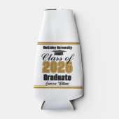 Personalized Gold Class of 2026 Graduation Party ボトルクーラー (正面)