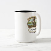 Personalized Gold Hunter Gift - Custom Name Metal  ツートーンマグカップ (正面右)