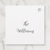 Personalized Golden Black Tags フェイバータグ (裏面)