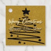 Personalized Golden Black Tags フェイバータグ (正面)