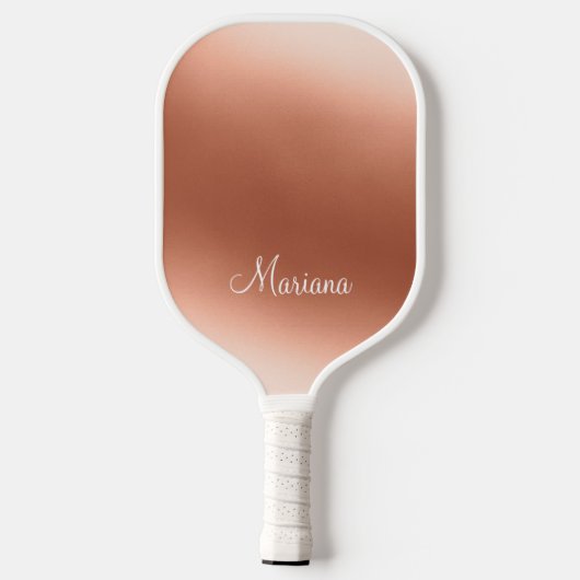 Personalized Golden Chic Pickleball Paddle ピックルボールラケット (裏面)