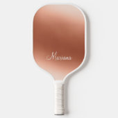 Personalized Golden Chic Pickleball Paddle ピックルボールラケット (正面)
