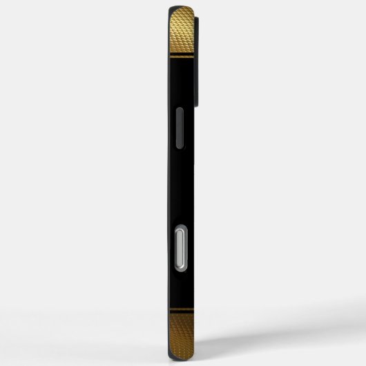 personalized golden elegant monogram Case-Mate iPhoneケース (裏面 / 右)