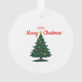 Personalized Golden Retriever Acrylic Ornament オーナメント (裏面)