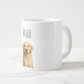 Personalized Golden Retriever Coffee Mug — "Max" N ジャンボコーヒーマグカップ (正面右)