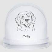 Personalized Golden Retriever Dog Christmas (正面)