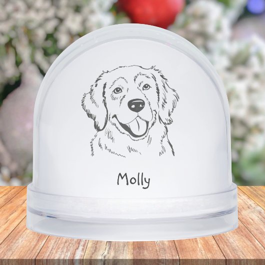 Personalized Golden Retriever Dog Christmas