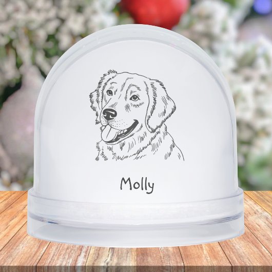 Personalized Golden Retriever Dog Christmas