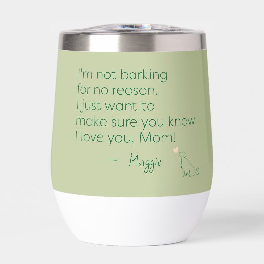 Personalized Golden Retriever Mom Gift (正面)