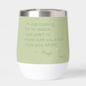 Personalized Golden Retriever Mom Gift (背面)