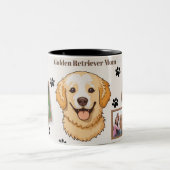 Personalized Golden Retriever Mom Mug - Custom ツートーンマグカップ (中央)