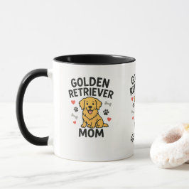 Personalized Golden Retriever Mom Mug - Custom Dog マグカップ