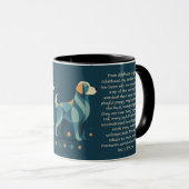 Personalized Golden Retriever Mug Custom Text マグカップ (正面右)