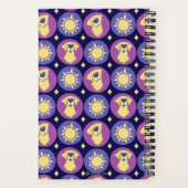 Personalized Golden Retriever Whimsical Sun Small ノートブック (裏面)