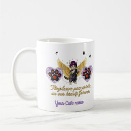 Personalized golden winged cat  コーヒーマグカップ