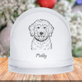 Personalized Goldendoodle Dog Christmas