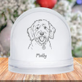 Personalized Goldendoodle Dog Christmas