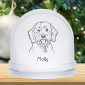 Personalized Goldendoodle Dog Christmas