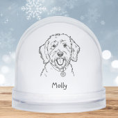 Personalized Goldendoodle Dog Christmas