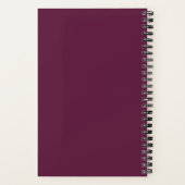 Personalized Goldendoodle Puppy Cute Dog Custom ノートブック (裏面)