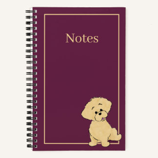 Personalized Goldendoodle Puppy Cute Dog Custom ノートブック