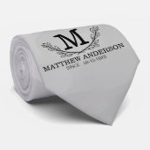 Personalized Golf Ball Pattern Name Monogram Age ネクタイ (ロール)