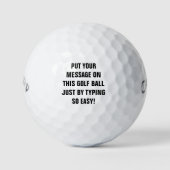 Personalized Golf Balls ゴルフボール (正面)