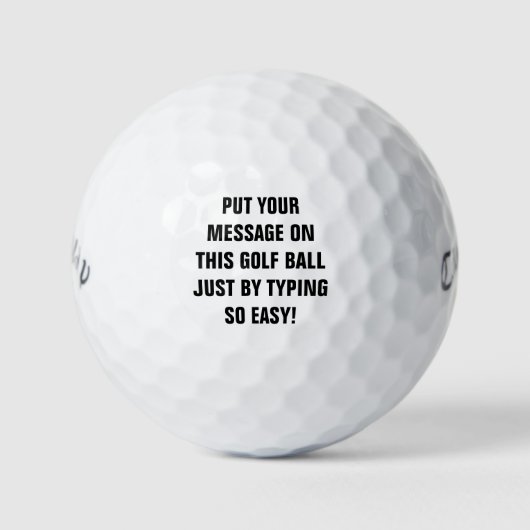 Personalized Golf Balls ゴルフボール (正面)