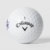 Personalized golf balls with Hawaiian flower logo ゴルフボール (ロゴ)
