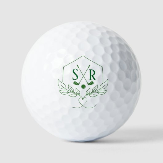 Personalized Golf Balls with Initials ゴルフボール (正面)