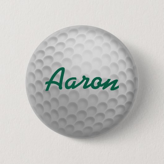 Personalized Golf Button 缶バッジ (正面)
