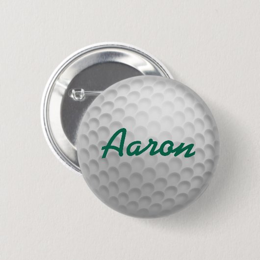 Personalized Golf Button 缶バッジ (正面&裏面)
