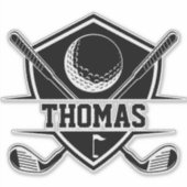 Personalized Golf Cart シール (正面)