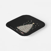 Personalized Golf Christmas Tree Equipment Family ペーパープレート (傾斜あり)