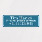 Personalized Golf Club ID Name Labels ラベル (デザイン2)