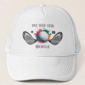 Personalized Golf Club Name Classic キャップ (正面)