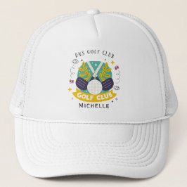 Personalized Golf Club Name Classic Trucker Hat キャップ