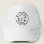Personalized Golf Club Name Classic Trucker Hat キャップ (正面)