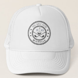 Personalized Golf Club Name Classic Trucker Hat キャップ